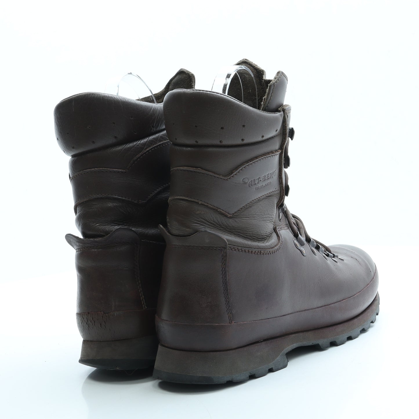 Filt Berg Mens Brown Leather Combat Boot UK 10