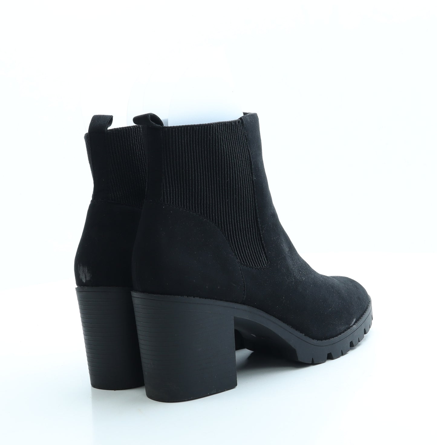 F&F Womens Black Polyester Chelsea Boot UK 8 42
