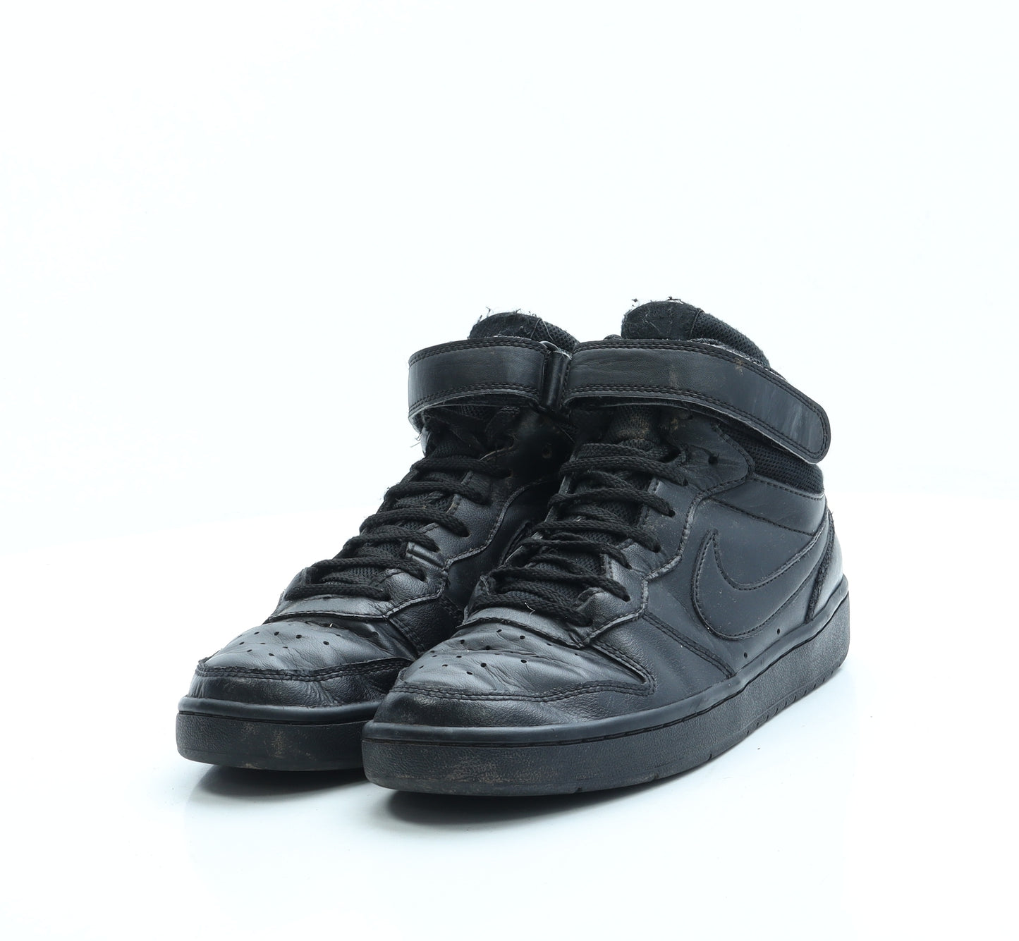 Nike Boys Black Leather Trainer UK 5.5 - Air Force