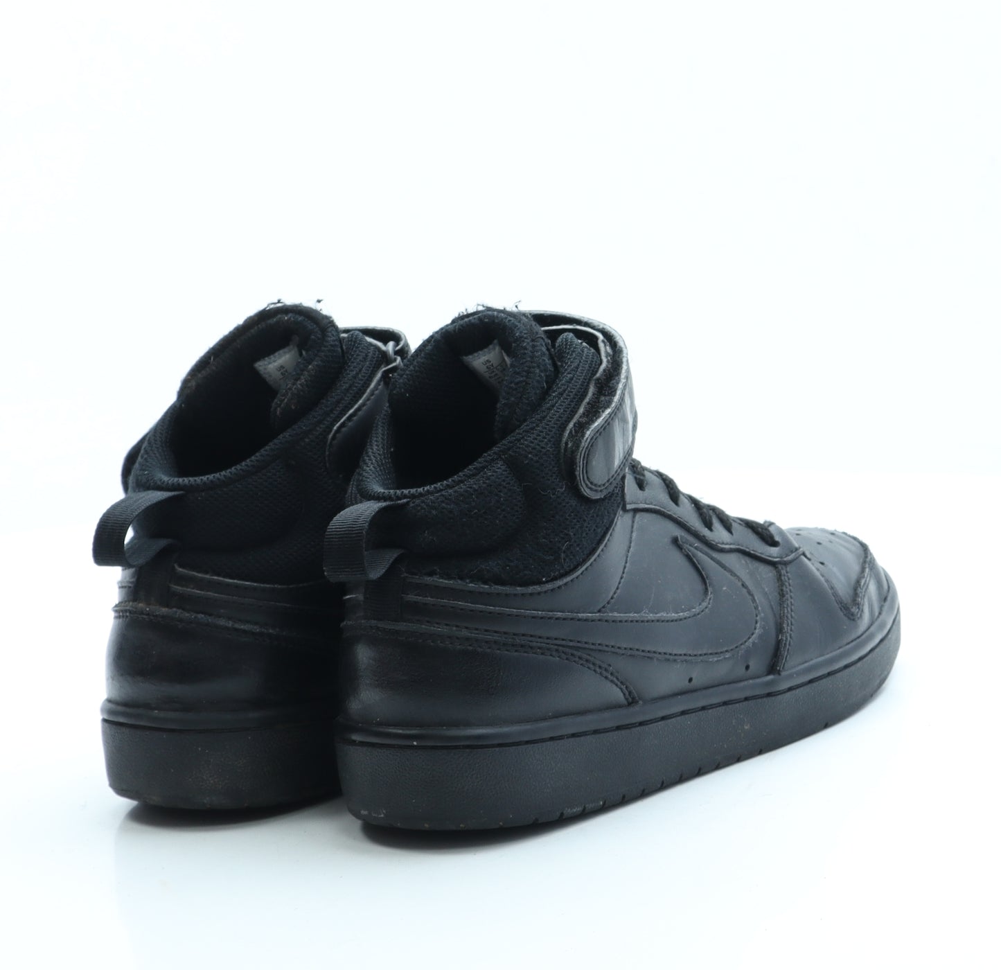 Nike Boys Black Leather Trainer UK 5.5 - Air Force