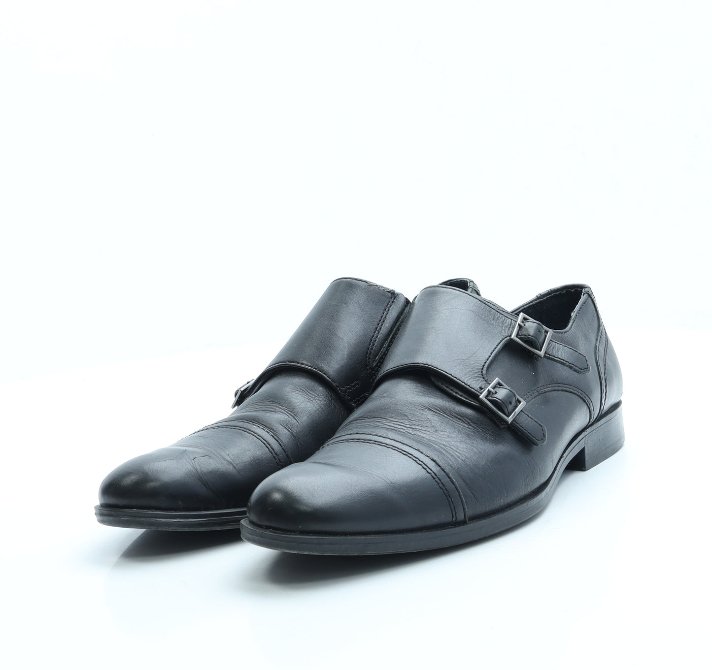 Redtape Mens Black Leather Loafer Casual UK 10 44