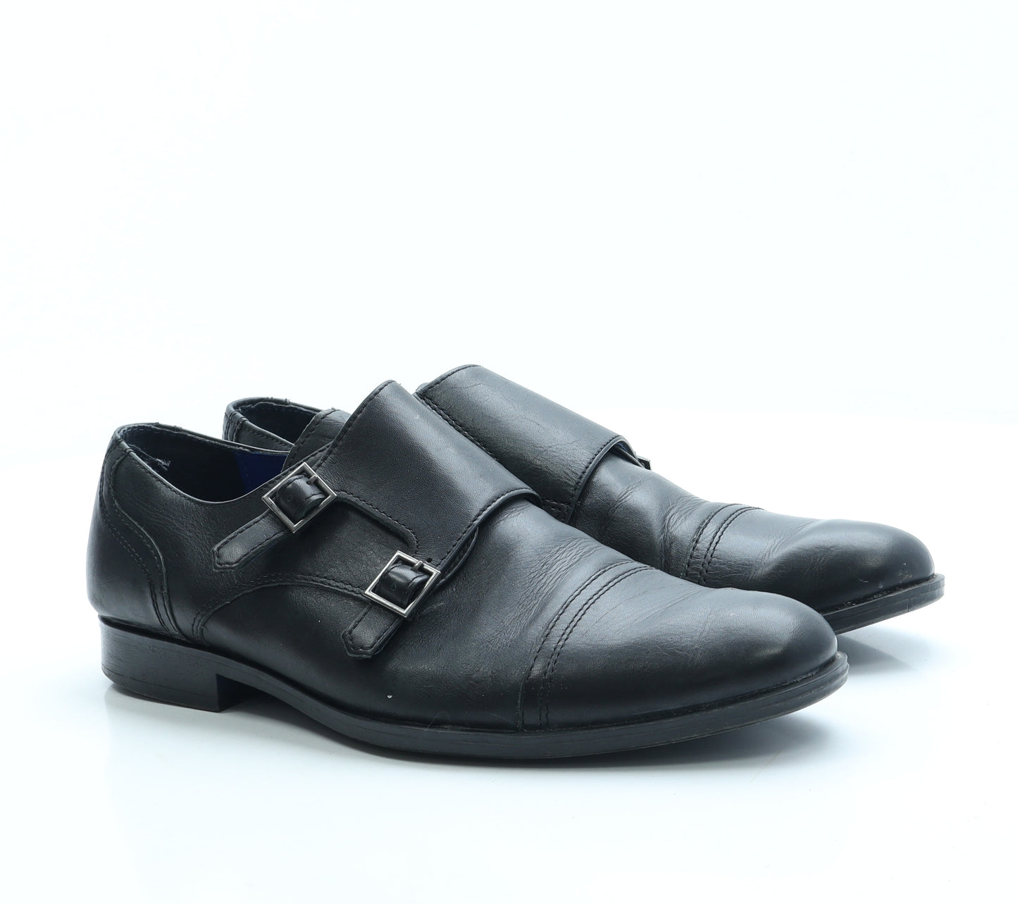 Redtape Mens Black Leather Loafer Casual UK 10 44