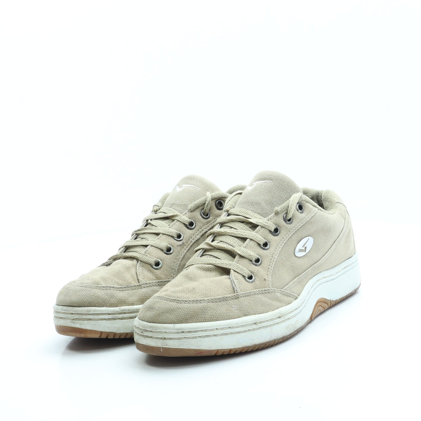 Preworn Mens Beige Polyester Trainer UK 9