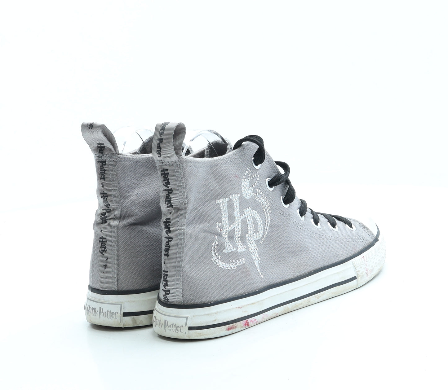 Primark Womens Grey Fabric Trainer UK 5 38 US 7 - Harry Potter