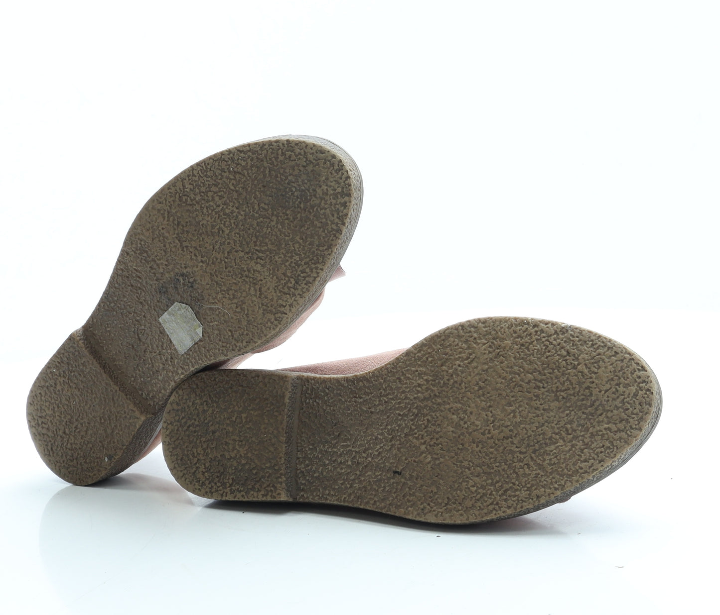 Miss Sophia Womens Pink Suede Slip On Flat UK 8 41
