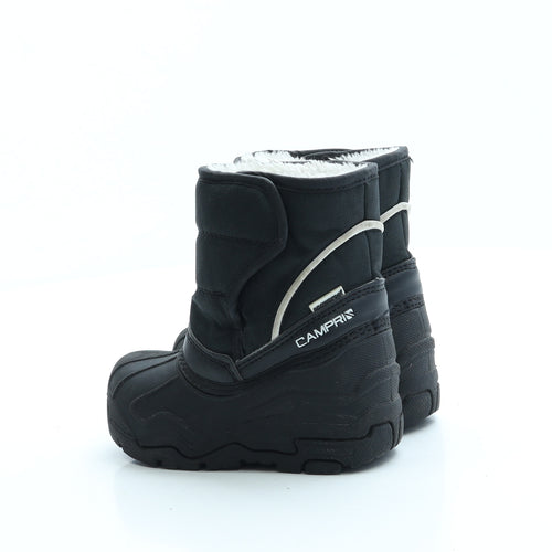 Campri Boys Black Polyester Snow Boot Boot UK 7 25