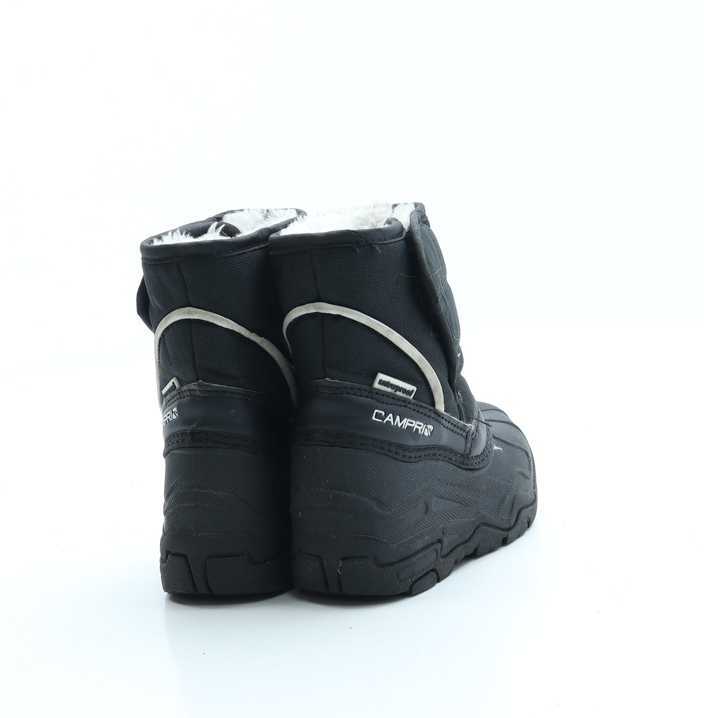 Campri Boys Black Polyester Snow Boot Boot UK 7 25