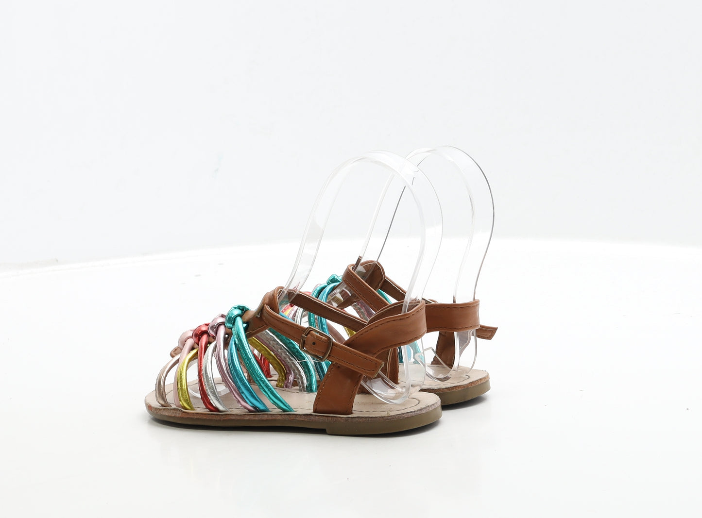 Primark Girls Multicoloured Polyester Strappy Sandal UK 9 27