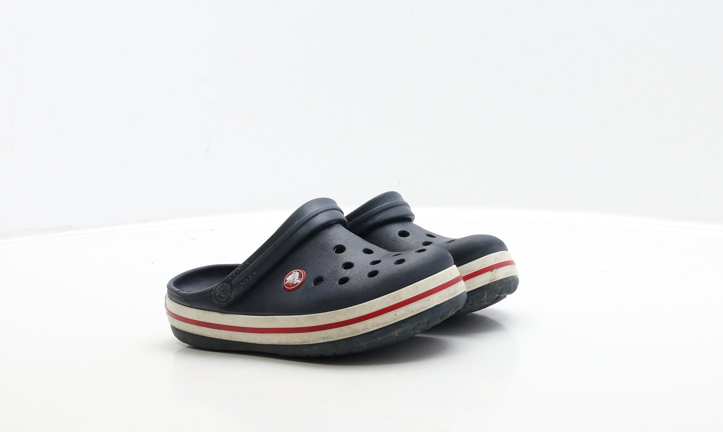 Crocs Boys Blue Rubber Clog Sandal UK 13 31