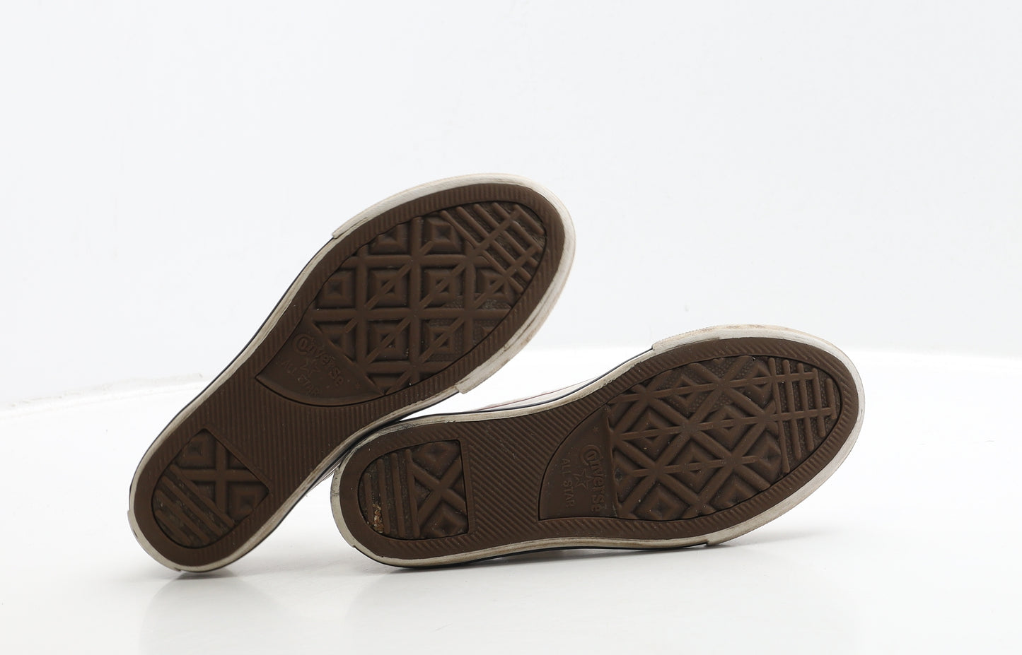 Converse Girls White Fabric Trainer UK 13 31.5