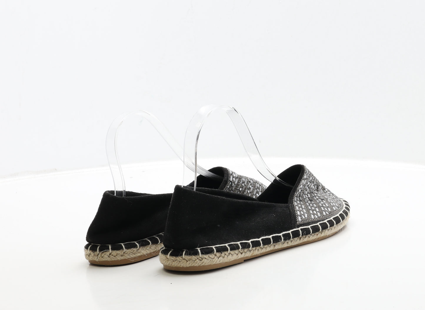 Primark Womens Black Polyester Flat UK 39