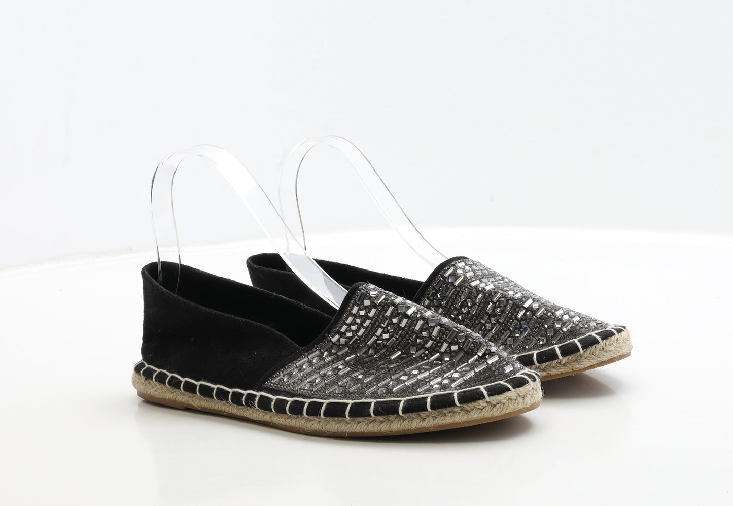 Primark Womens Black Polyester Flat UK 39