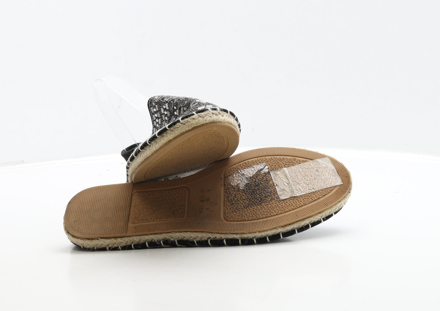 Primark Womens Black Polyester Flat UK 39