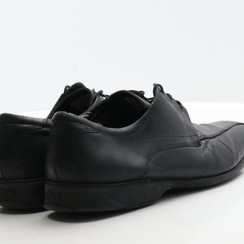 Clarks Mens Black Leather Oxford Dress UK 9 43