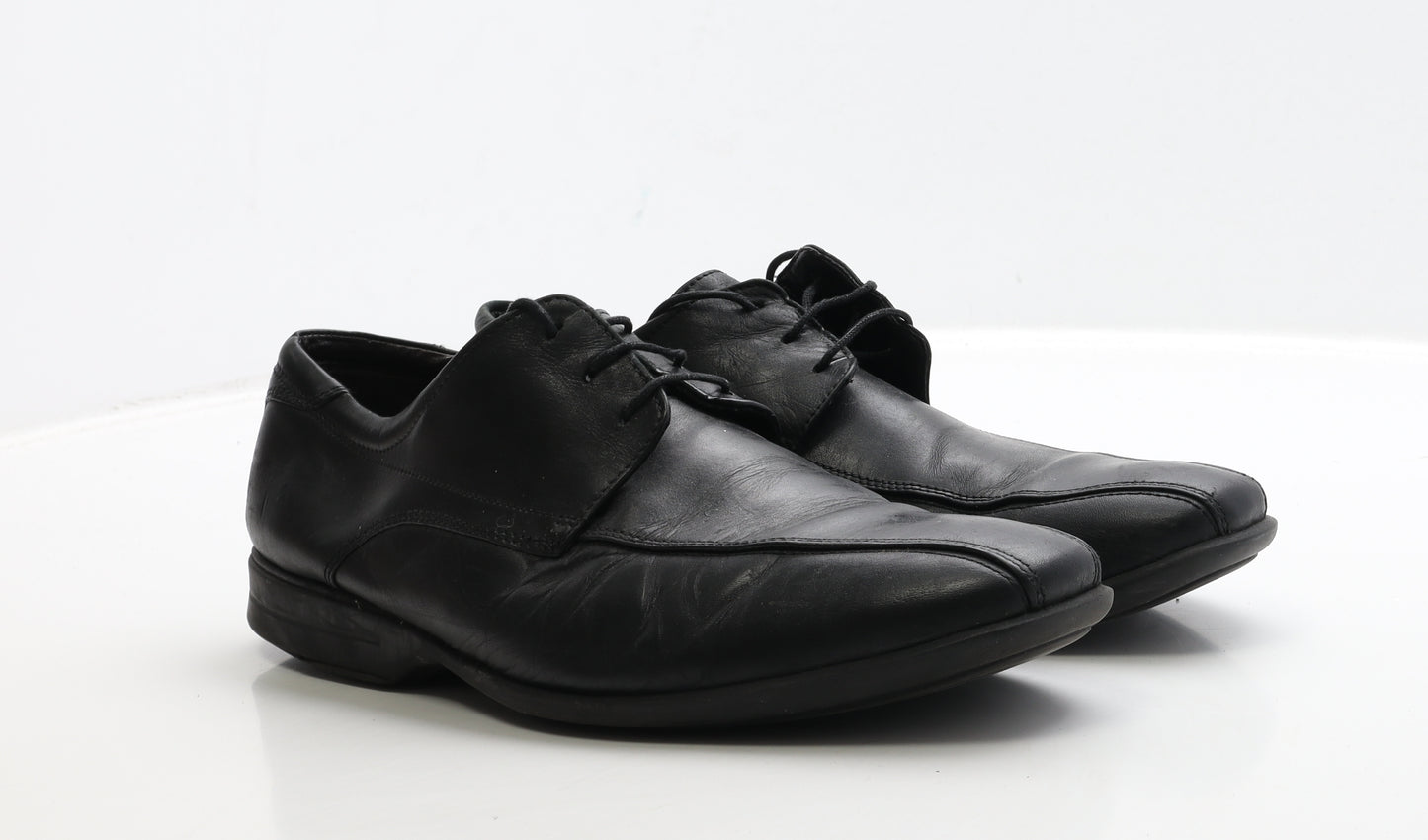 Clarks Mens Black Leather Oxford Dress UK 9 43