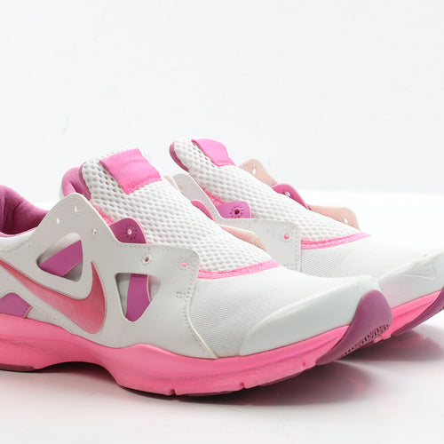 Nike Womens White Polyester Trainer UK 6 40