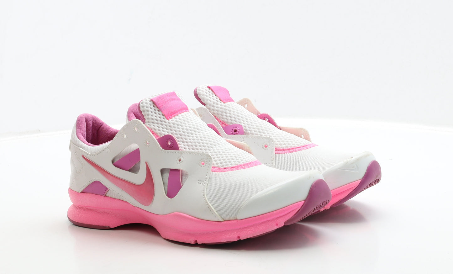 Nike Womens White Polyester Trainer UK 6 40