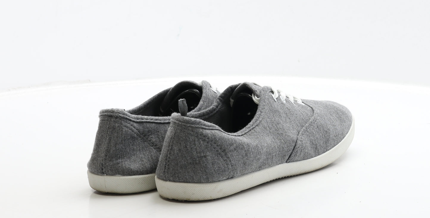 Primark Womens Grey Fabric Trainer UK 7 40
