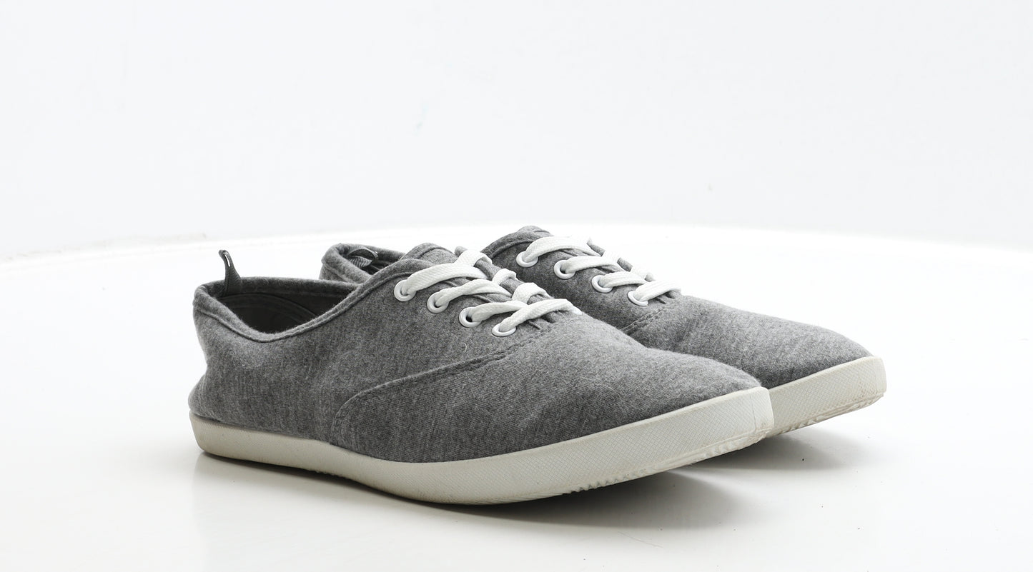 Primark Womens Grey Fabric Trainer UK 7 40