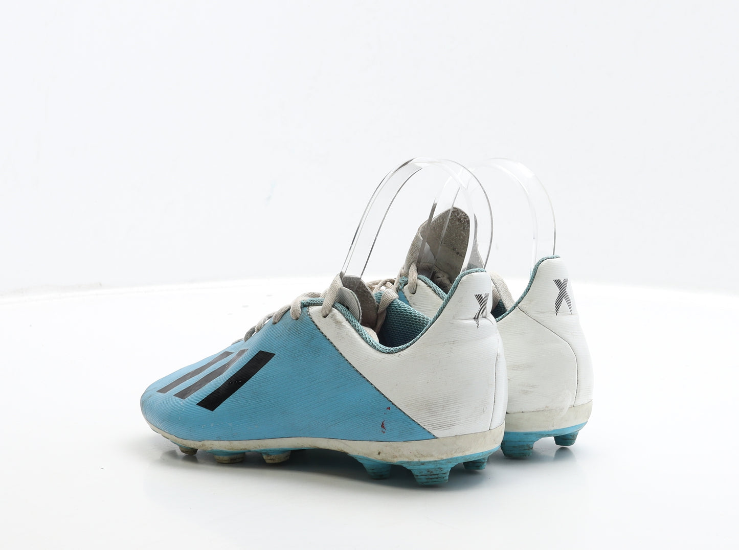 adidas Boys Blue Polyester Trainer UK 2 34 - Football Boots