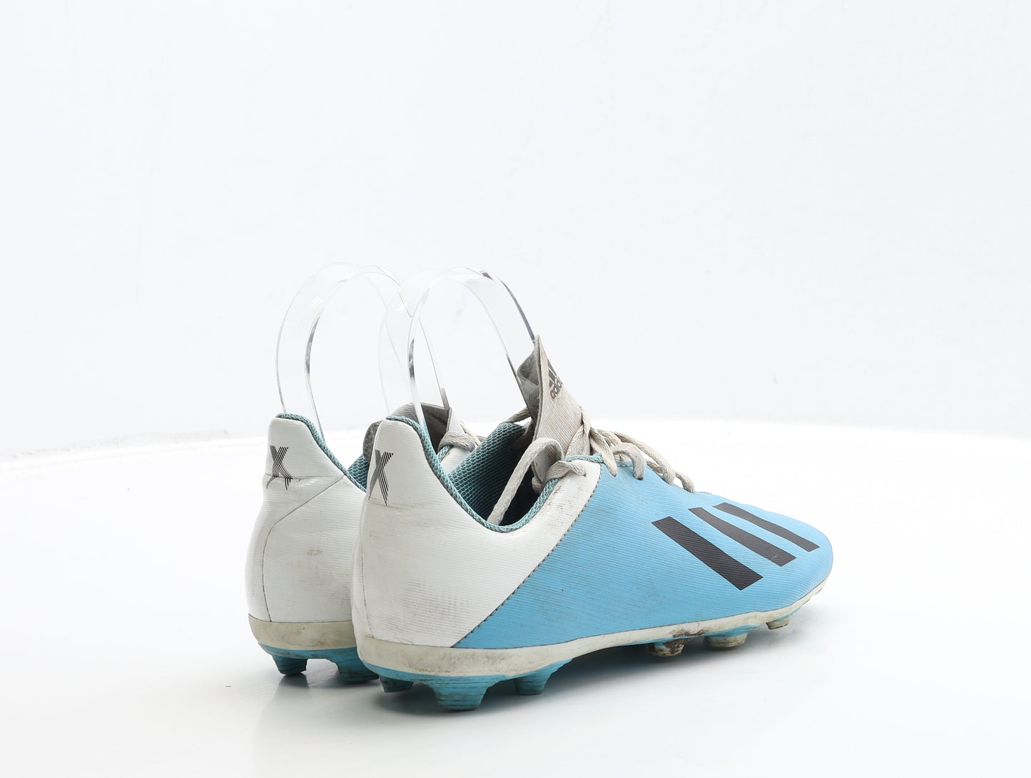 adidas Boys Blue Polyester Trainer UK 2 34 - Football Boots