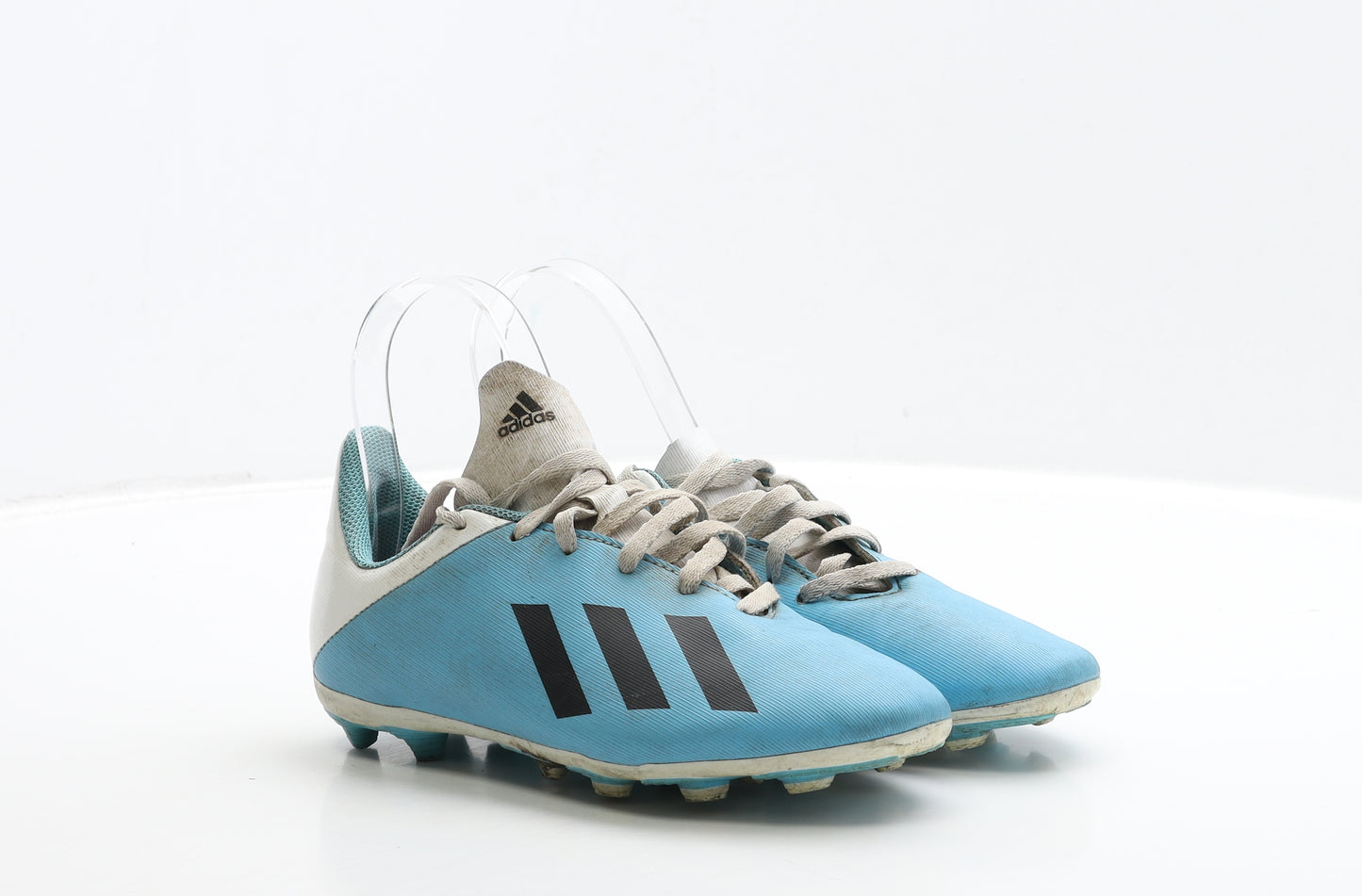 adidas Boys Blue Polyester Trainer UK 2 34 - Football Boots