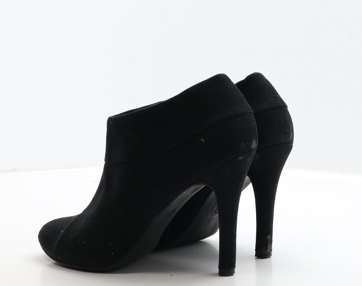 Graceland Womens Black Suede Bootie Boot UK 7 40