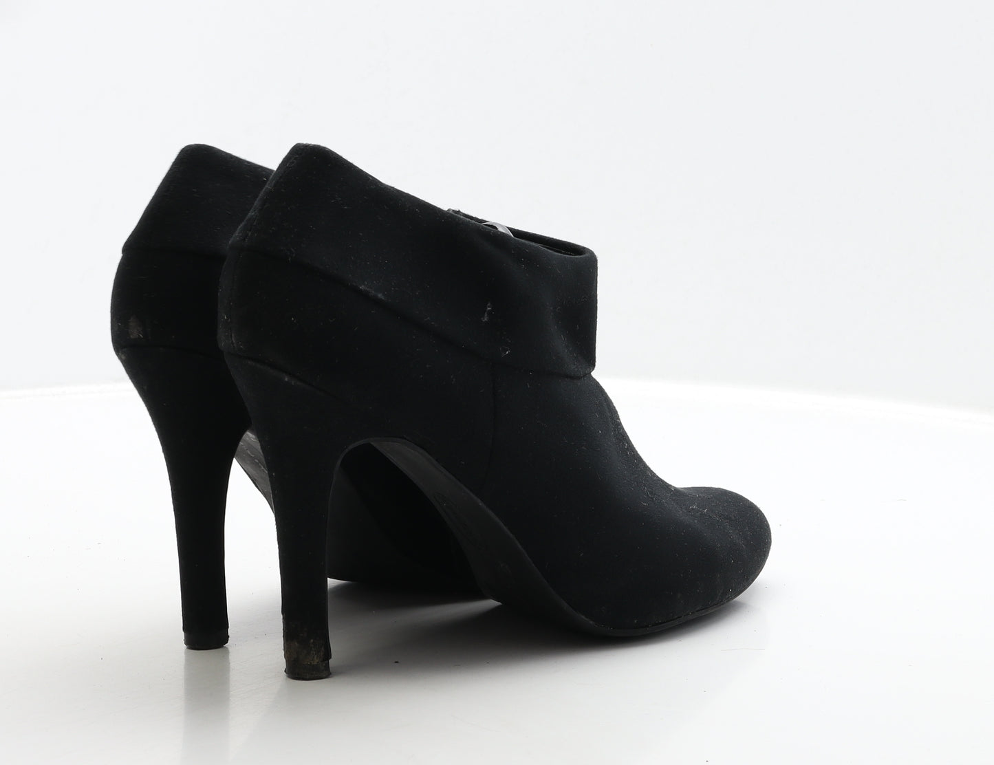 Graceland Womens Black Suede Bootie Boot UK 7 40