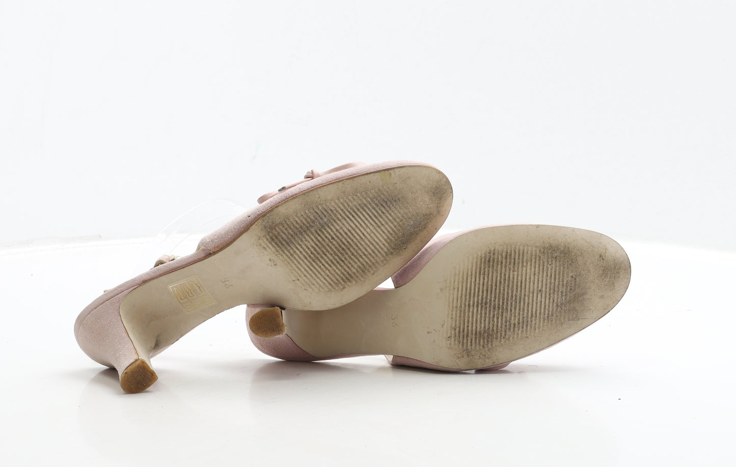 Jane Shilton Womens Pink Suede Platform Heel UK 3 36