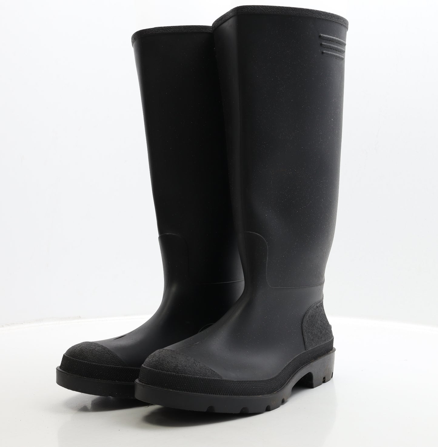 Preworn Mens Black Rubber Wellies Boot UK 9 43
