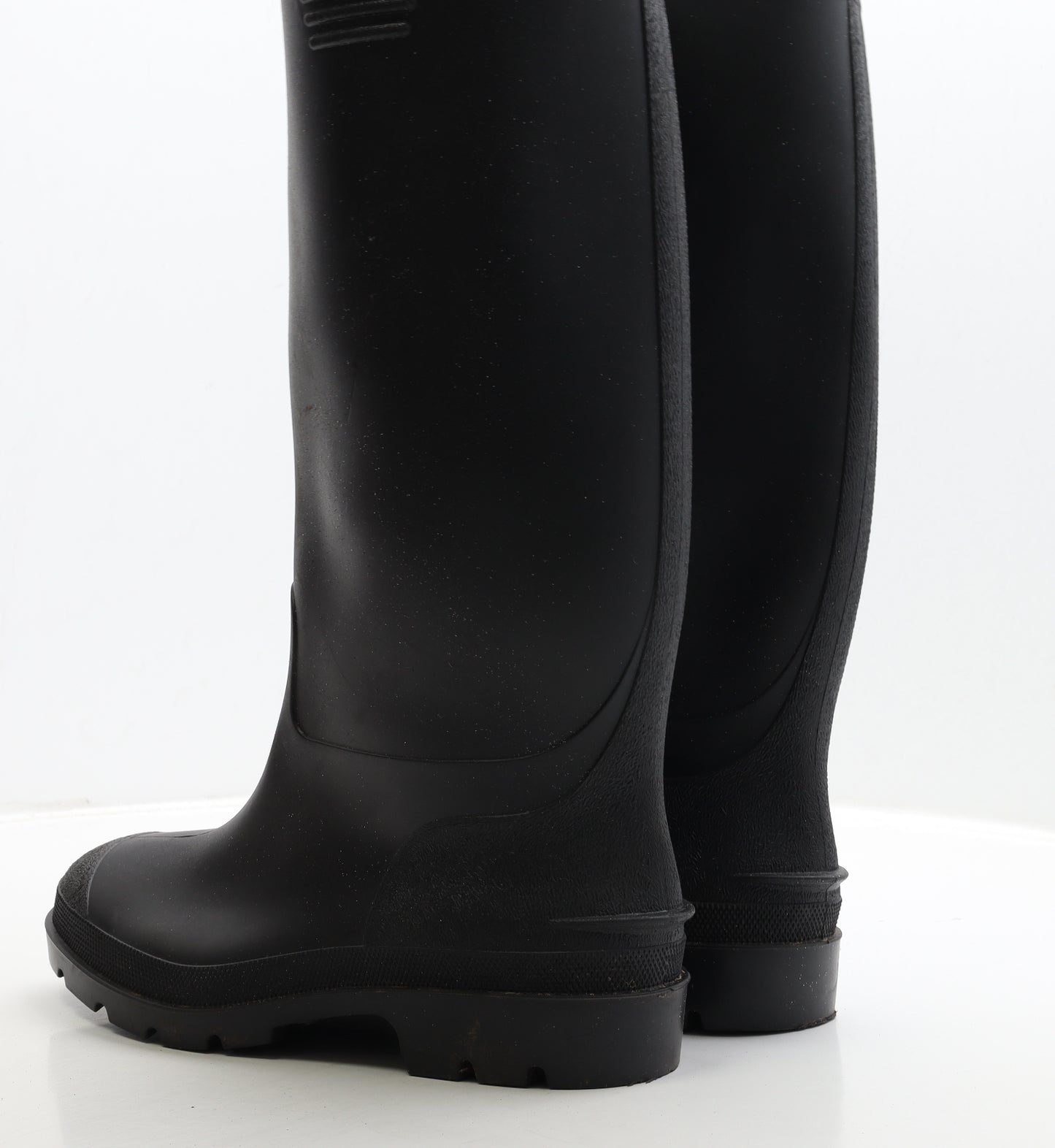 Preworn Mens Black Rubber Wellies Boot UK 9 43