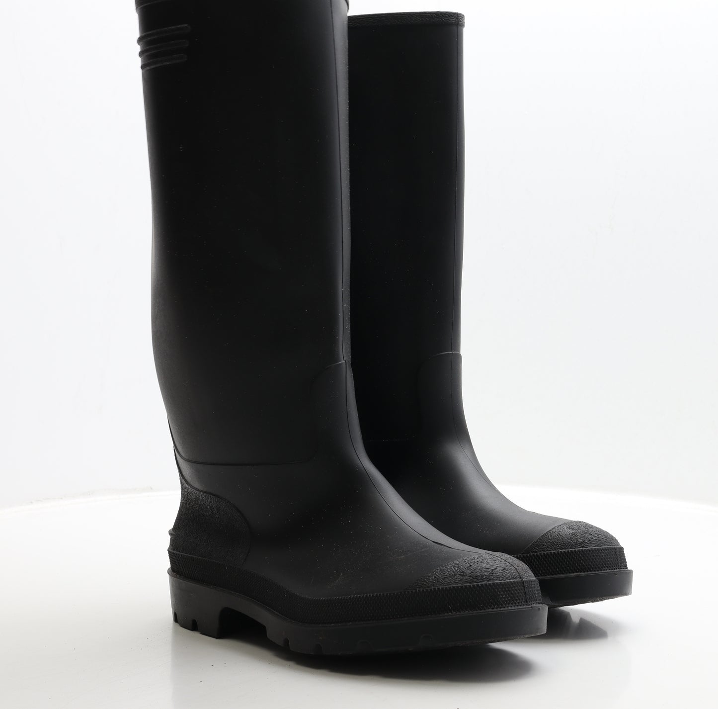 Preworn Mens Black Rubber Wellies Boot UK 9 43
