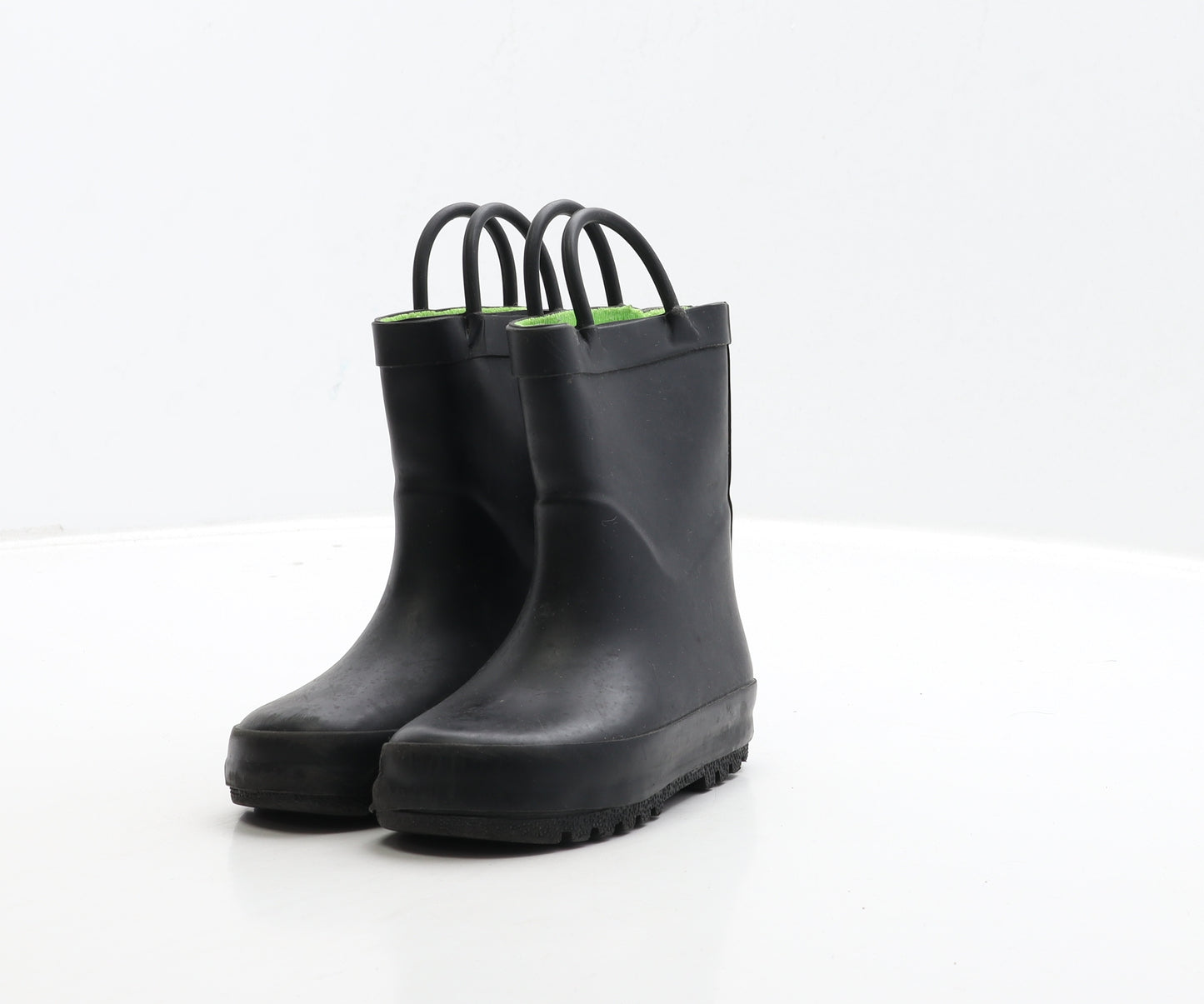 Mothercare Boys Black Rubber Wellies Boot UK 5 21