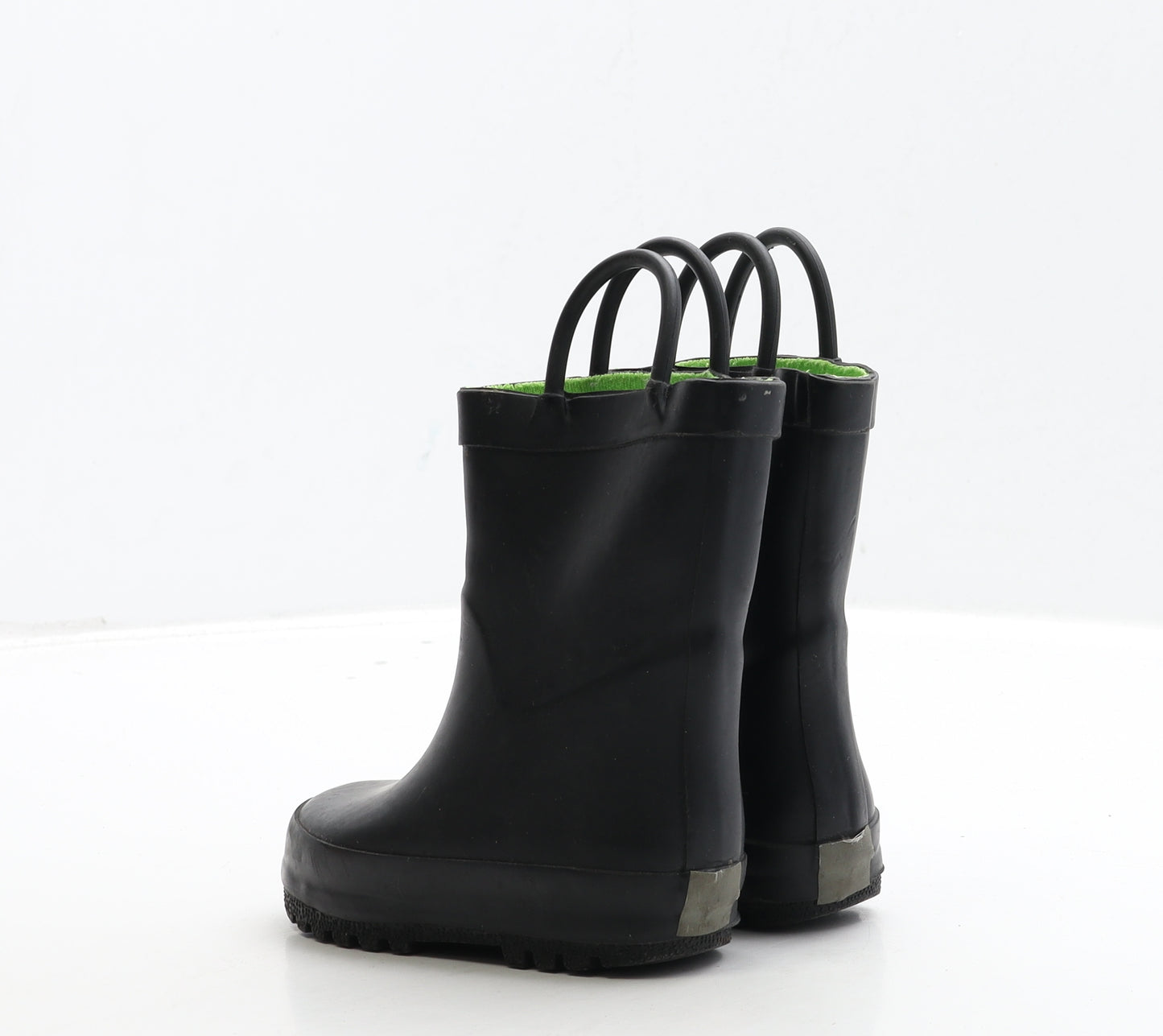 Mothercare Boys Black Rubber Wellies Boot UK 5 21