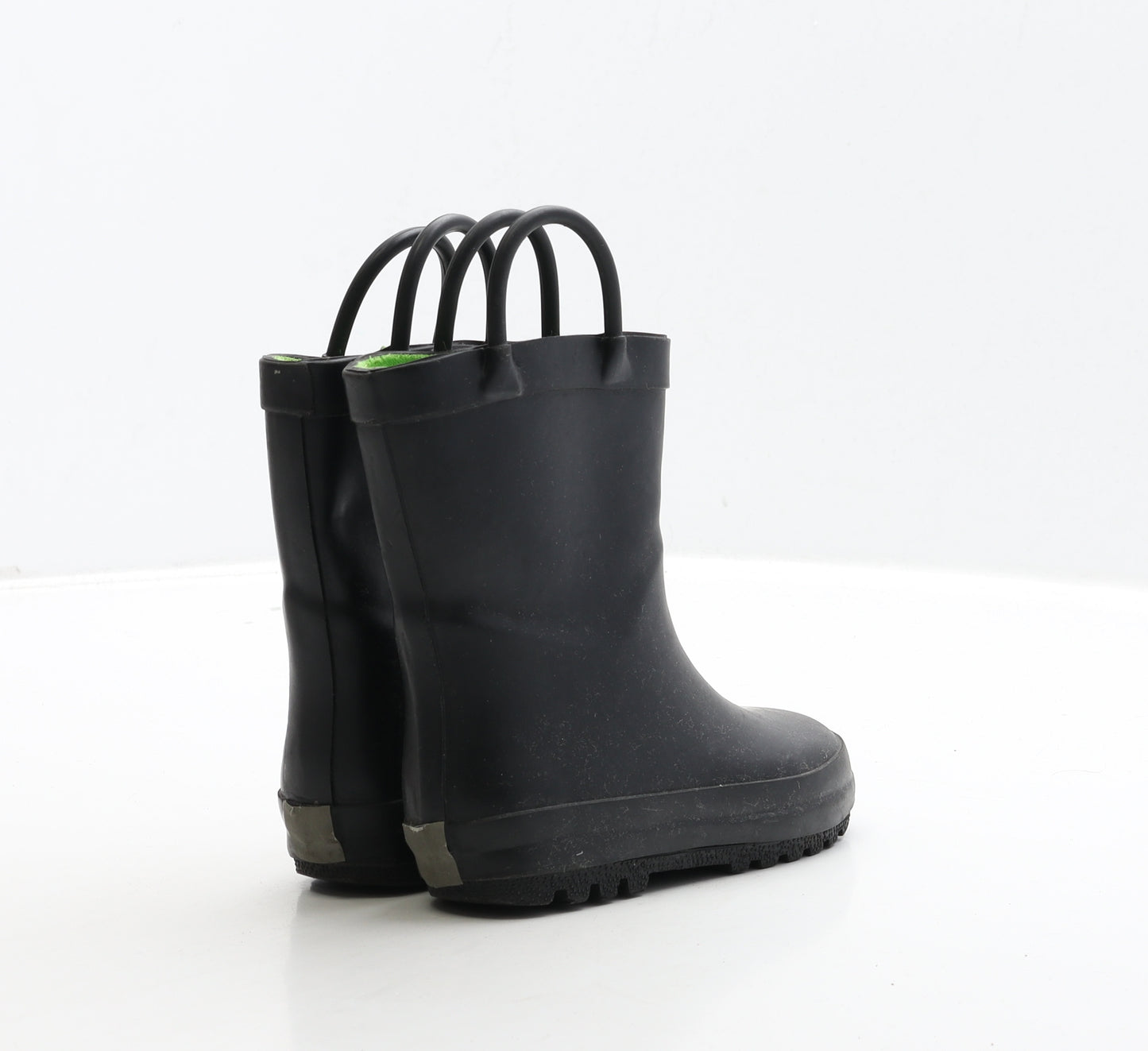 Mothercare Boys Black Rubber Wellies Boot UK 5 21