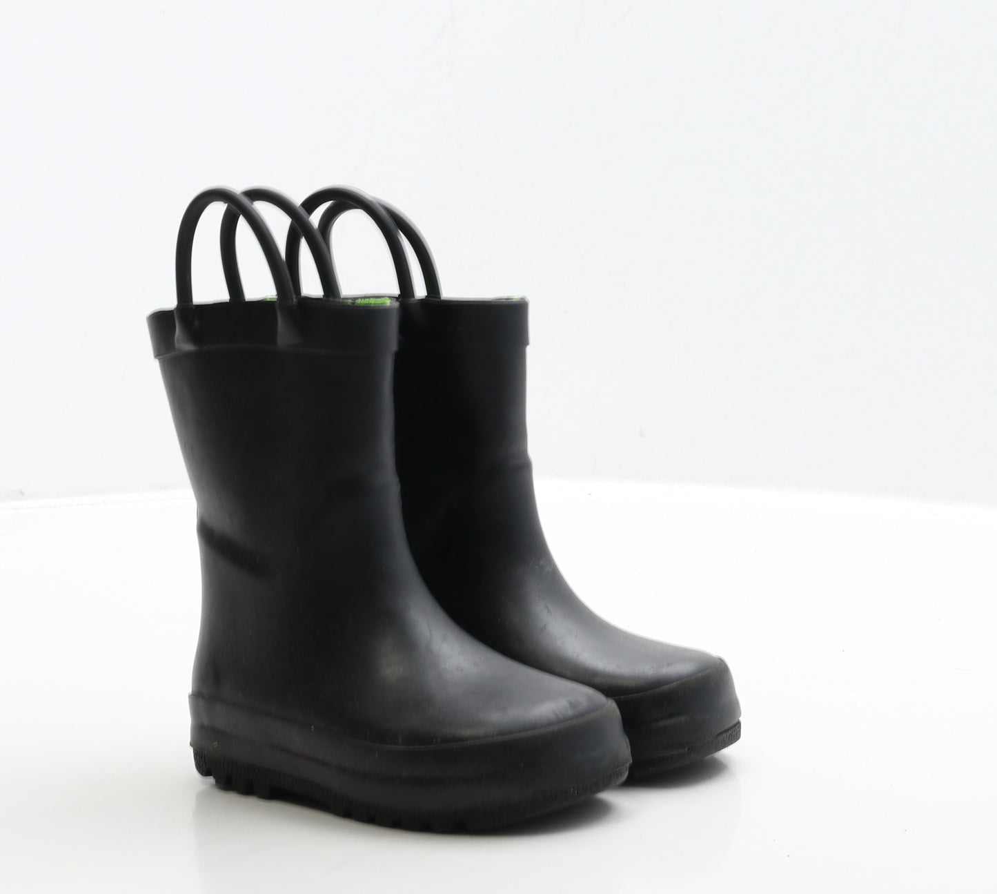 Mothercare Boys Black Rubber Wellies Boot UK 5 21