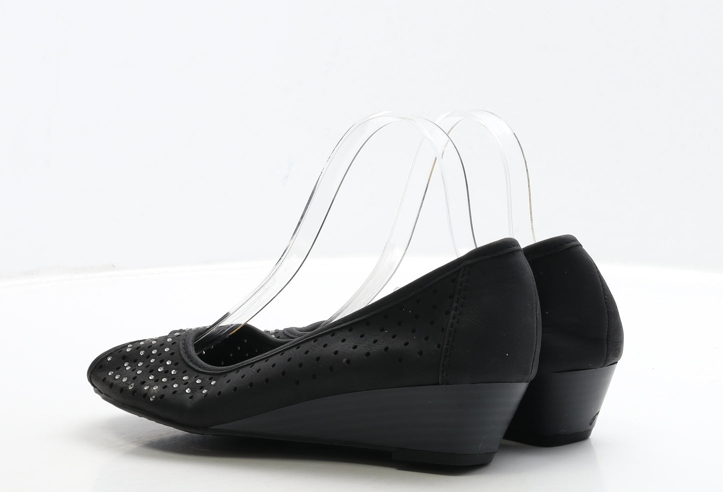 Lilley & Skinner Womens Black Polyester Court Heel UK 7 40