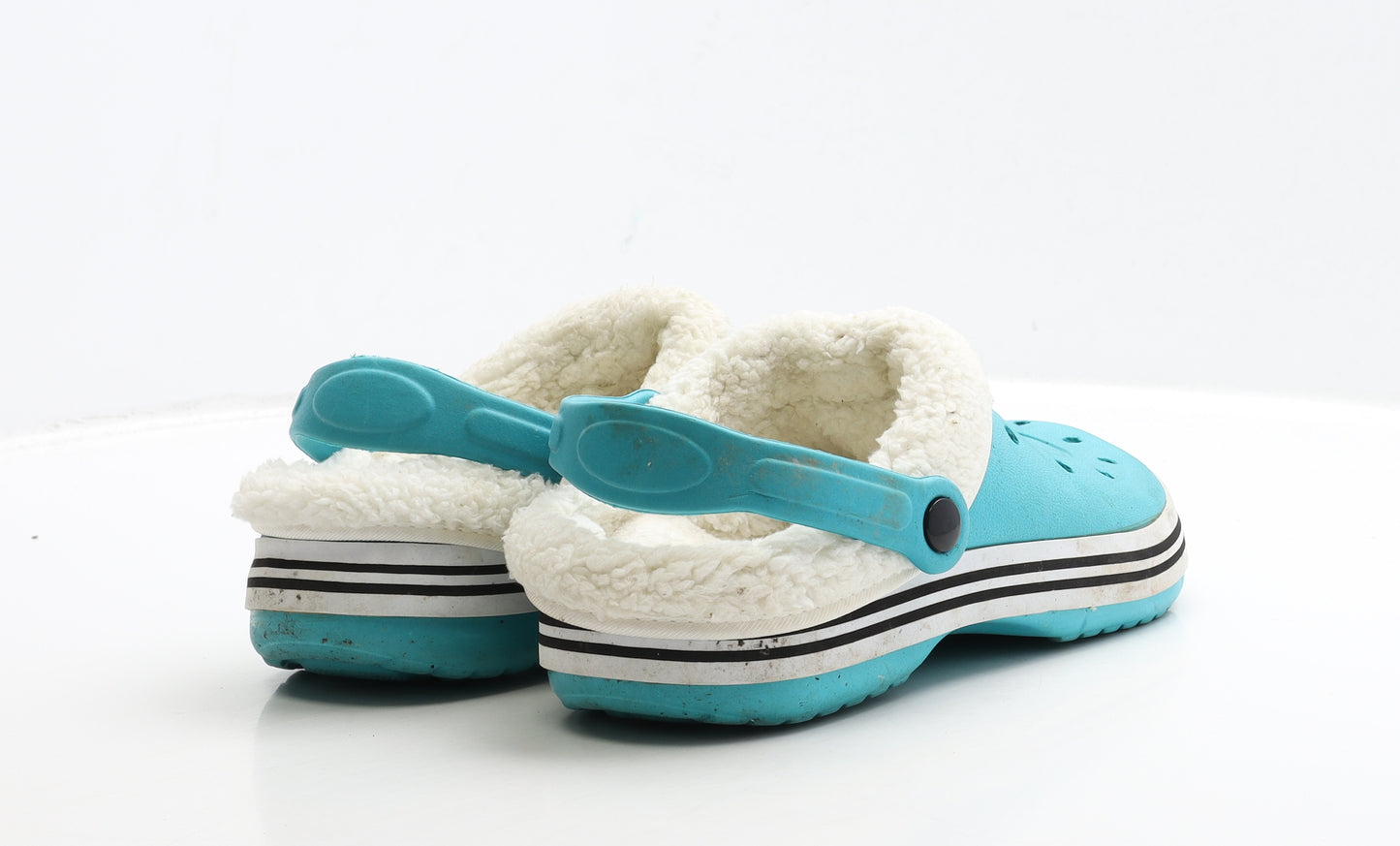 Preworn Womens Blue Rubber Clog Casual UK 5 38 - Size 5-6