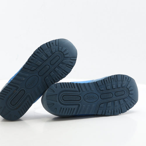 US Polo Assn. Boys Blue Suede Trainer UK 13.5 32