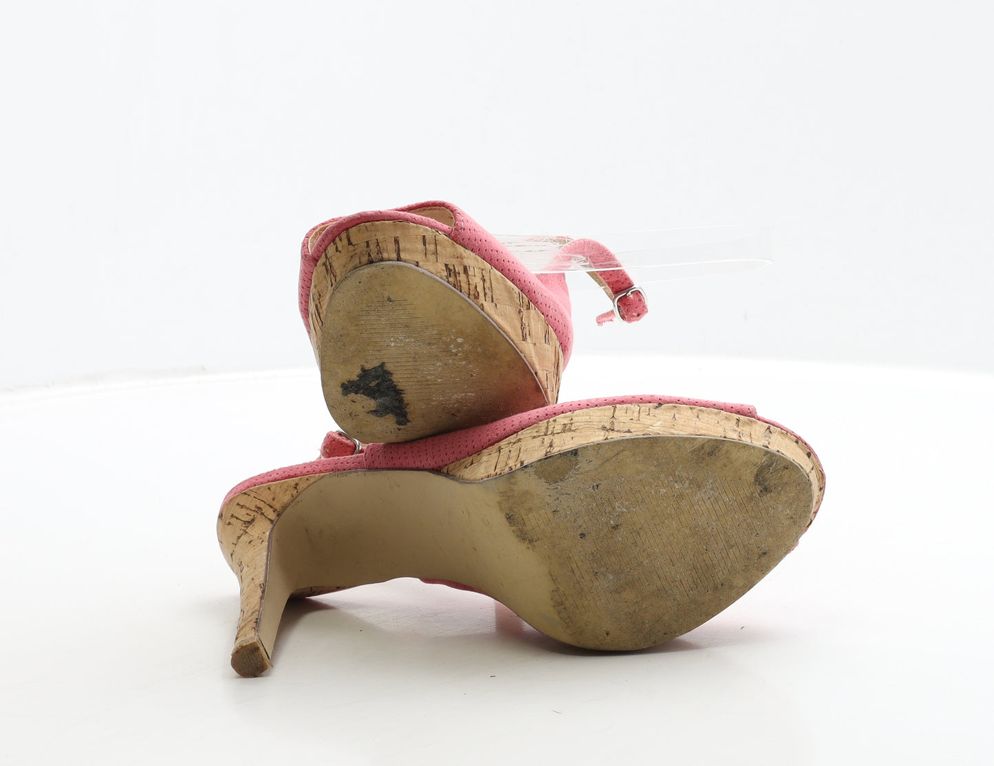 Peacocks Womens Pink Synthetic Slingback Heel UK 6 39