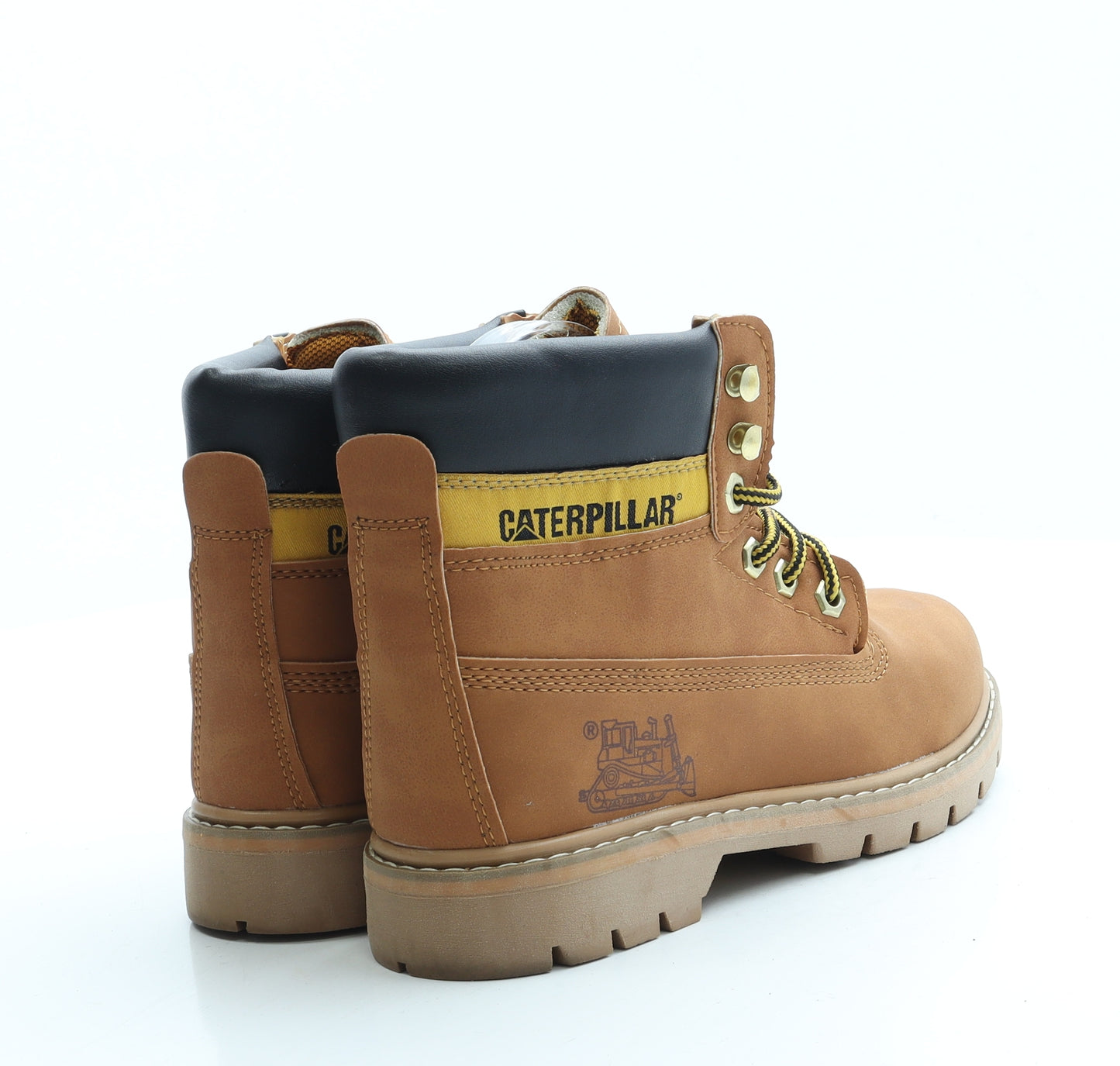 Caterpillar Womens Brown Polyester Combat Boot UK 5 38