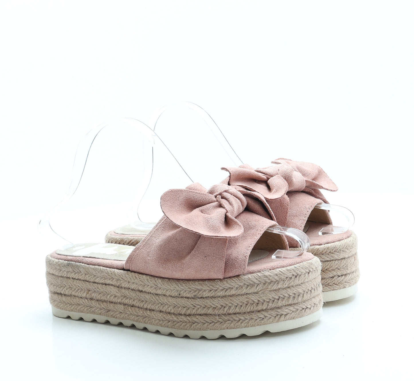 Xti Womens Pink Suede Espadrille Sandal UK 5 38