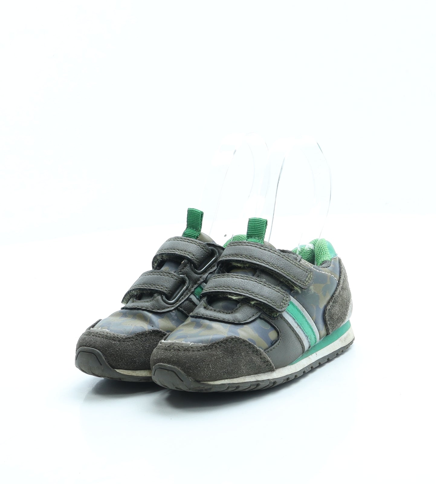 Vertbaudet Boys Green Camouflage Polyester Trainer UK 7.5 25