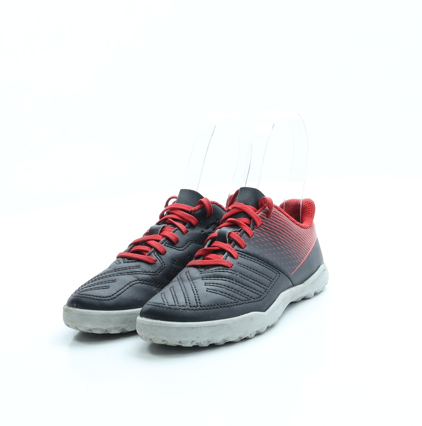 DECATHLON Boys Black Leather Trainer UK 10.5 29 - Kipsta