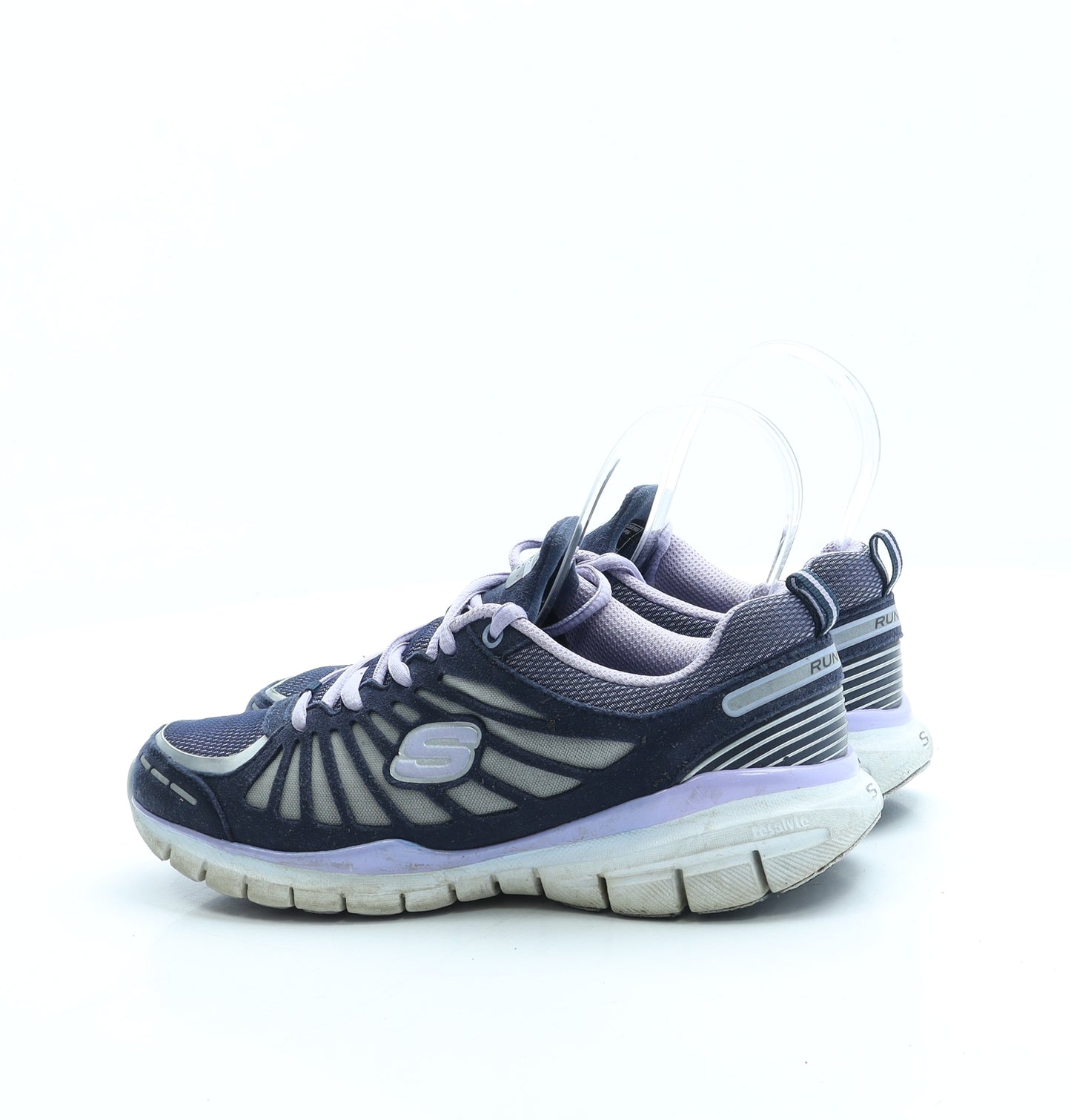 Skechers Womens Purple Polyester Trainer UK 3 36
