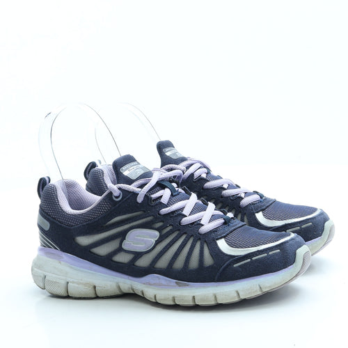 Skechers Womens Purple Polyester Trainer UK 3 36