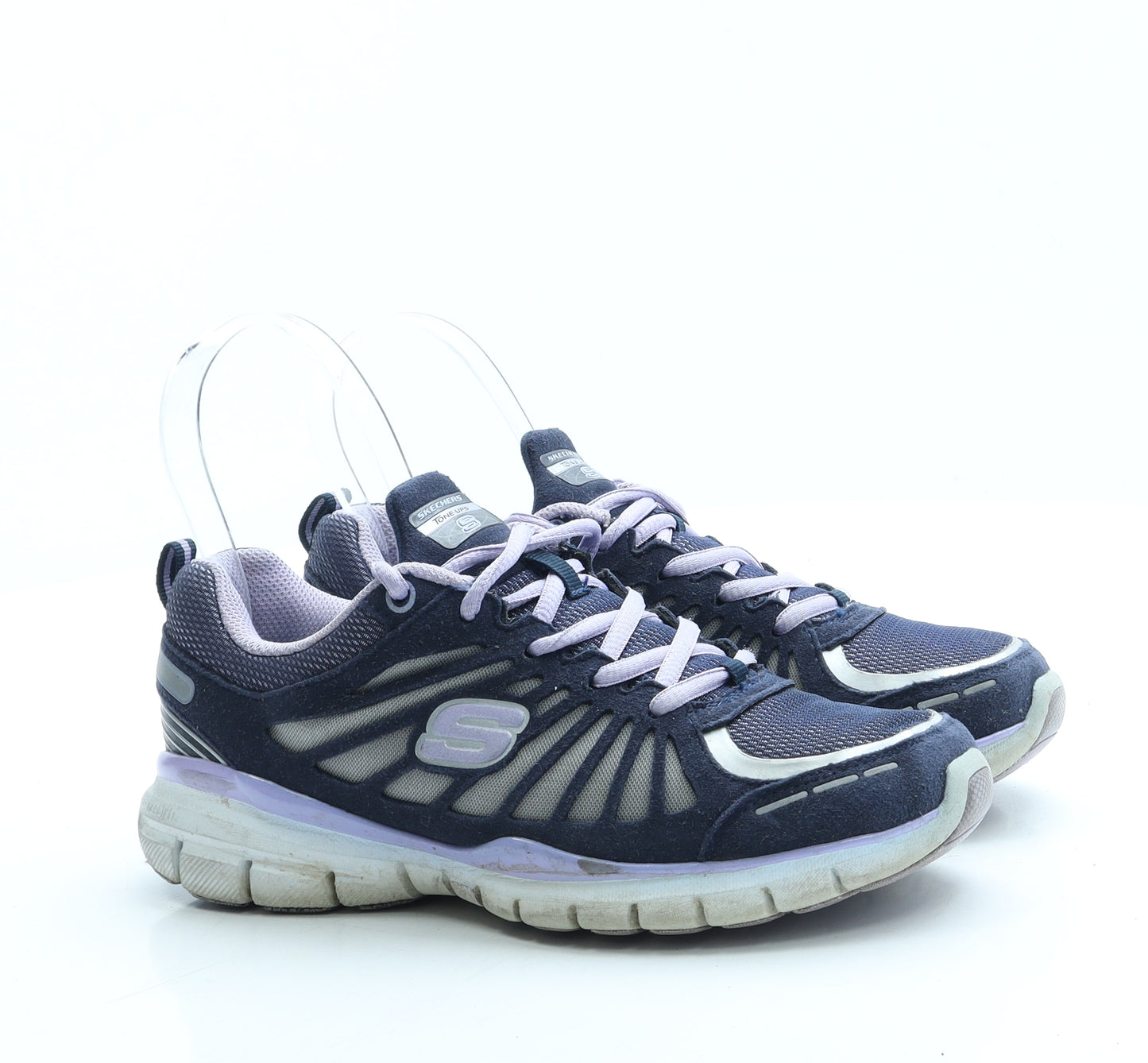 Skechers Womens Purple Polyester Trainer UK 3 36