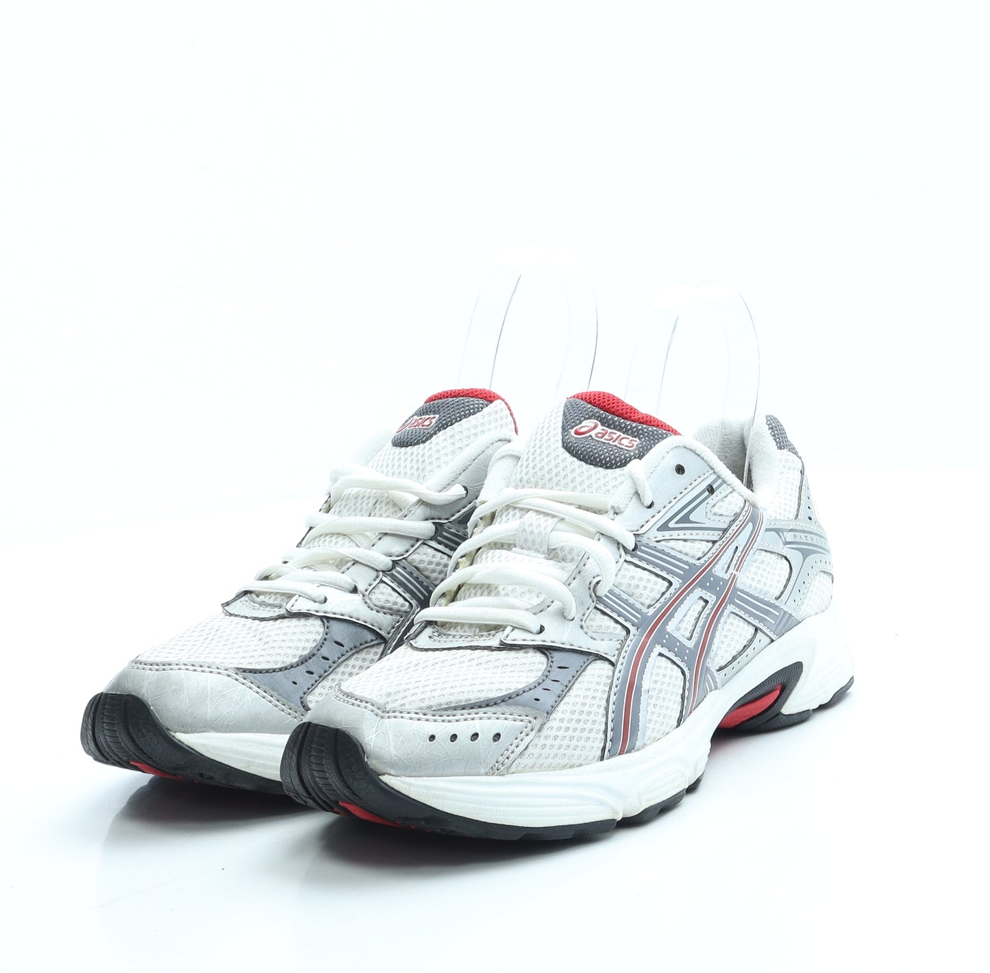 Oasics Womens White Polyester Trainer UK 4 37.5