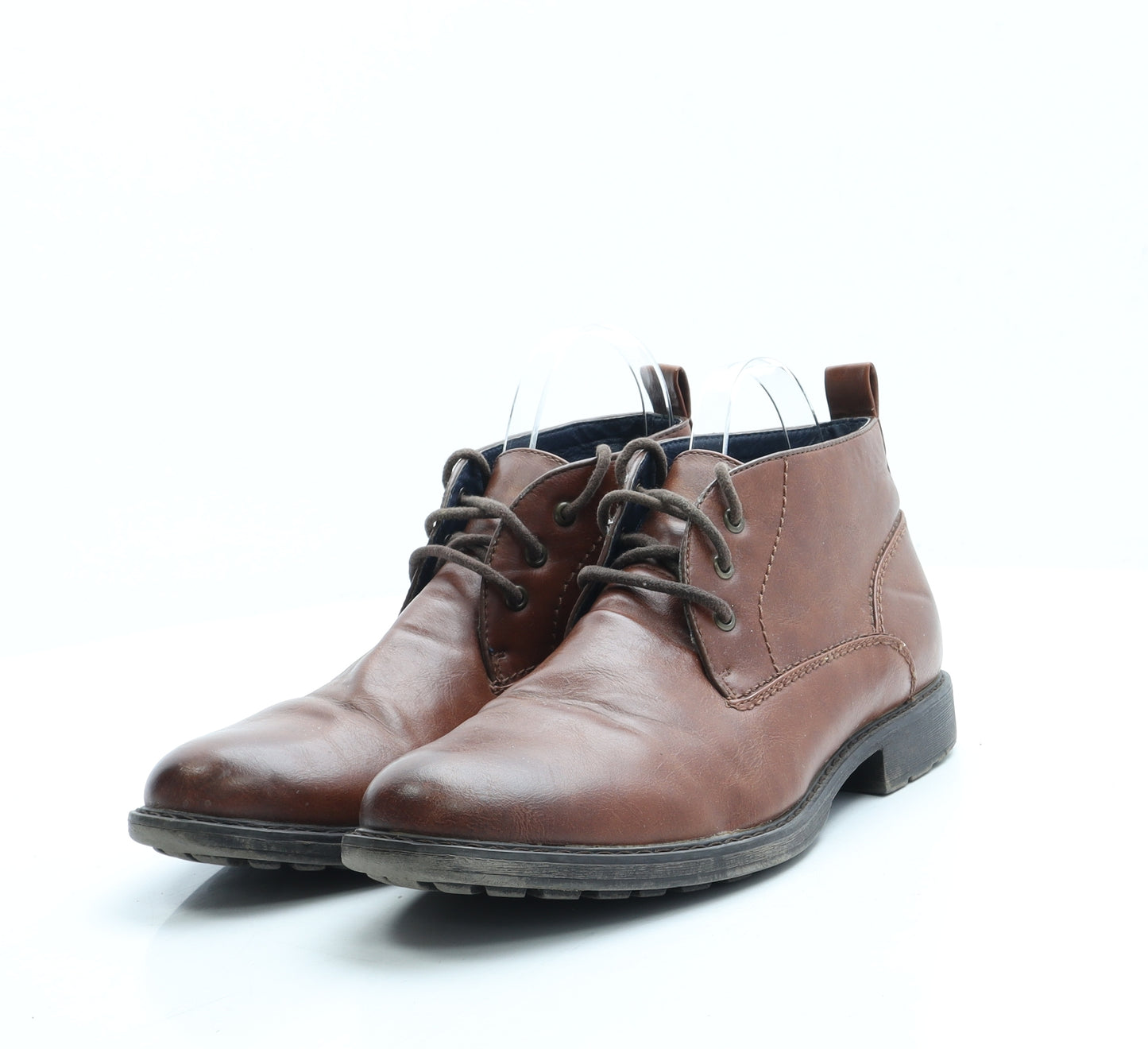 Redherring Mens Brown Leather Chelsea Boot UK 8