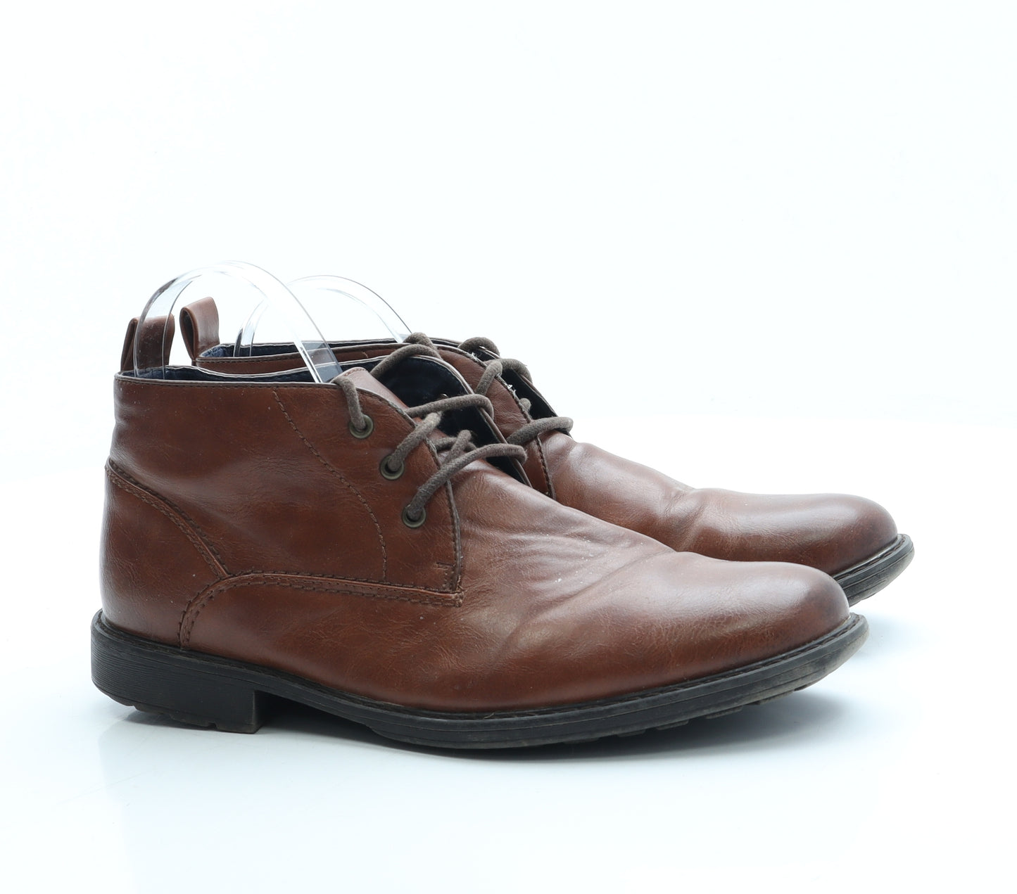 Redherring Mens Brown Leather Chelsea Boot UK 8